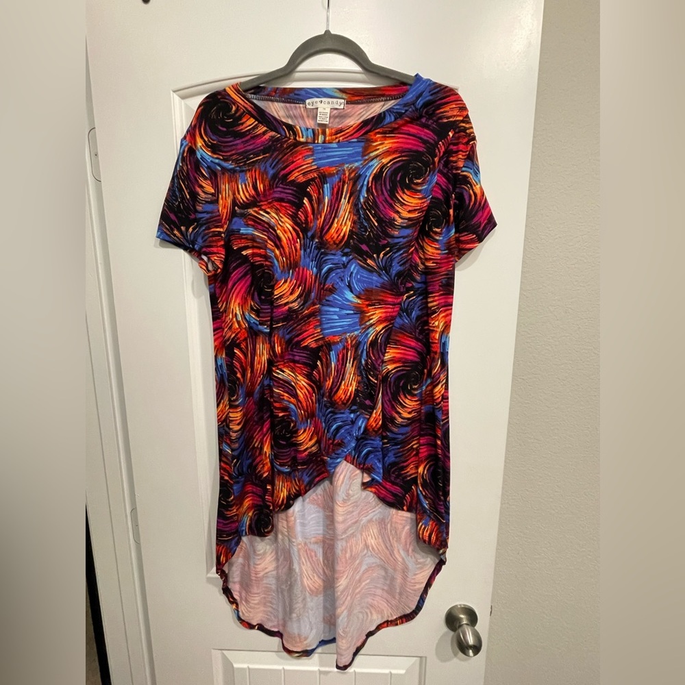 Multi colored High Low Shirt